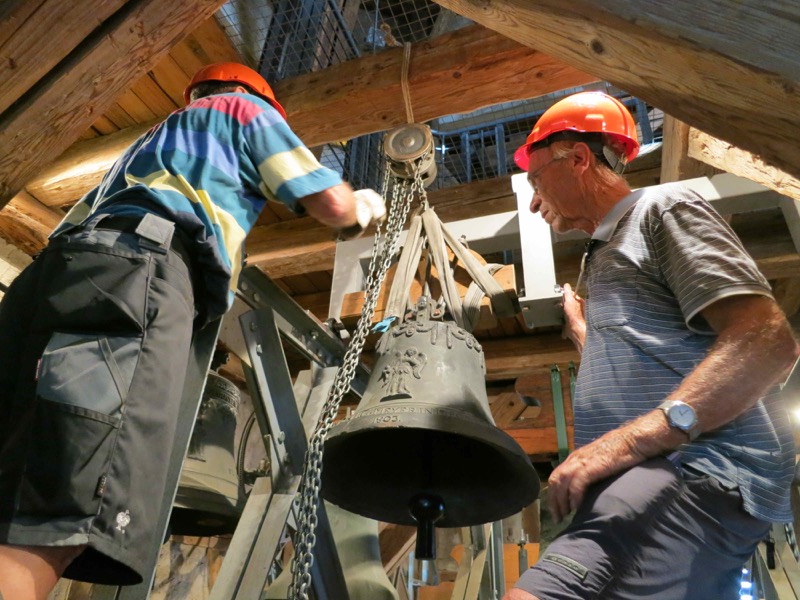 Die Bauhütte aktiv im Glockenmuseum